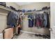 Large walk-in closet with ample shelving and hanging space at 1937 Shanon Michelle Ave, North Las Vegas, NV 89031