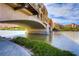 Lakefront bridge offering scenic views of resort community at 2 Cerchio Centrale, Henderson, NV 89011