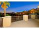 Elevated view of homes and mountains at dusk at 2 Cerchio Centrale, Henderson, NV 89011