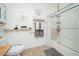 Clean bathroom with shower/tub combo and granite vanity at 2050 N Los Feliz St # 172, Las Vegas, NV 89156