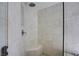 Large walk-in shower with built-in bench seat at 222 Karen Ave # 2308, Las Vegas, NV 89109