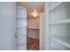 Large walk-in closet with ample shelving and hanging space at 222 Karen Ave # 2308, Las Vegas, NV 89109