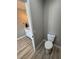 Convenient powder room with toilet and vanity at 2560 Tahachapi Ave, Pahrump, NV 89048