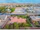 Aerial view of single-story home, large backyard, and surrounding neighborhood at 274 Doobie Ave, Las Vegas, NV 89183