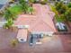 Aerial view of single-story home with large backyard and pool at 274 Doobie Ave, Las Vegas, NV 89183