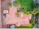 An aerial view showcasing the home's roofline and landscaping at 274 Doobie Ave, Las Vegas, NV 89183