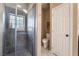 Bathroom with shower and toilet at 274 Doobie Ave, Las Vegas, NV 89183