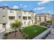 Complex of modern townhouses with green space at 2844 Copper Wind Ln # 4, Las Vegas, NV 89183