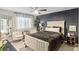 Spacious bedroom with plush bed and modern decor at 2844 Copper Wind Ln # 4, Las Vegas, NV 89183