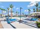 Resort-style pool with comfortable lounge chairs at 2844 Copper Wind Ln # 4, Las Vegas, NV 89183