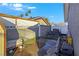 Large backyard with plenty of space for storage at 3169 Nottingham Dr, Las Vegas, NV 89121