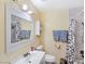 Clean bathroom with updated vanity and shower at 3169 Nottingham Dr, Las Vegas, NV 89121