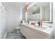 Elegant bathroom with double vanity and modern fixtures at 35 Jade Cir, Las Vegas, NV 89106