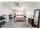 Cozy bedroom with a queen bed and ample closet space at 35 Jade Cir, Las Vegas, NV 89106