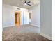 Spacious bedroom with carpet flooring and ceiling fan at 353 E Bonneville Ave # 804, Las Vegas, NV 89101