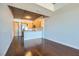 Spacious living room with hardwood floors and an open floor plan at 353 E Bonneville Ave # 804, Las Vegas, NV 89101