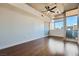 Bright living room with hardwood floors and city views at 353 E Bonneville Ave # 804, Las Vegas, NV 89101