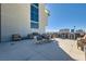 Stunning rooftop terrace with seating and city views at 353 E Bonneville Ave # 804, Las Vegas, NV 89101