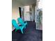 Cozy balcony area with teal chairs, offering a relaxing outdoor space at 3550 Bay Sands Dr # 2062, Laughlin, NV 89029