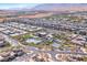 Aerial view of community with pool and tennis courts at 4308 Sunrise Flats St, Las Vegas, NV 89135