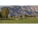 Stunning golf course view with mountain backdrop at 4380 E Brusca Way, Pahrump, NV 89061