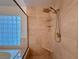 Large walk-in shower with glass enclosure at 4974 Crooked Stick Way, Las Vegas, NV 89113