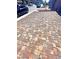 Attractive brick-paved walkway leading to the home at 6335 Rock Stream Ln, Las Vegas, NV 89141