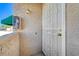 Condo entrance with a white metal security door at 6750 Del Rey Ave # 262, Las Vegas, NV 89146