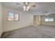 Bright living room with neutral walls and carpet at 6750 Del Rey Ave # 262, Las Vegas, NV 89146