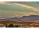 Stunning mountain views and community landscape at 70 Portezza Dr, Henderson, NV 89011