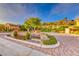 Community entrance sign and landscaping at Tremezzo at 70 Portezza Dr, Henderson, NV 89011