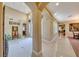 Elegant two-story foyer with tile flooring and high ceilings at 70 Portezza Dr, Henderson, NV 89011