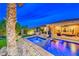 Relaxing pool and spa with outdoor kitchen at 70 Portezza Dr, Henderson, NV 89011