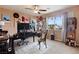 Bright home office with a large desk and comfortable chair at 7306 Puckershire St, Las Vegas, NV 89166