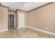 Bedroom with tile floor, ceiling fan, and doors at 9000 Las Vegas Blvd # 2243, Las Vegas, NV 89123