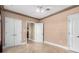 Bright bedroom featuring double doors and tile floors at 9000 Las Vegas Blvd # 2243, Las Vegas, NV 89123