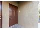 Brown door with a simple design and a small entryway at 9000 Las Vegas Blvd # 2243, Las Vegas, NV 89123