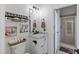 Clean bathroom with granite countertop and shower at 9390 Stange Ave, Las Vegas, NV 89129