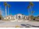 Elegant home with palm trees and a grand entrance at 9390 Stange Ave, Las Vegas, NV 89129