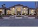 Elegant home exterior with grand entrance at 9390 Stange Ave, Las Vegas, NV 89129