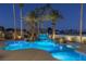 Inviting pool and spa with a waterfall feature at 9390 Stange Ave, Las Vegas, NV 89129