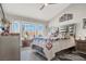 Western-themed bedroom with large bed and bay window at 9520 Yucca Blossom Dr, Las Vegas, NV 89134