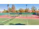 Two well-maintained tennis courts at 9520 Yucca Blossom Dr, Las Vegas, NV 89134