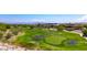 Aerial view of golf course and luxury homes at 1 Panorama Crest Ave, Las Vegas, NV 89135