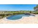 Freeform pool and spa with golf course views at 1 Panorama Crest Ave, Las Vegas, NV 89135