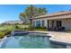 Resort-style pool with spa and mountain views at 1 Panorama Crest Ave, Las Vegas, NV 89135