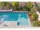 Pool and landscape, a relaxing oasis from above at 11952 Girasole Ave, Las Vegas, NV 89138