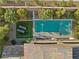 Aerial view showcasing the home and pool area at 11952 Girasole Ave, Las Vegas, NV 89138