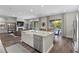 Open kitchen showcasing a farmhouse sink and granite countertops at 11952 Girasole Ave, Las Vegas, NV 89138