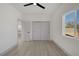 Bedroom with a closet, a window and modern flooring, enhancing the room's appeal at 1308 E Nelson Ave, North Las Vegas, NV 89030